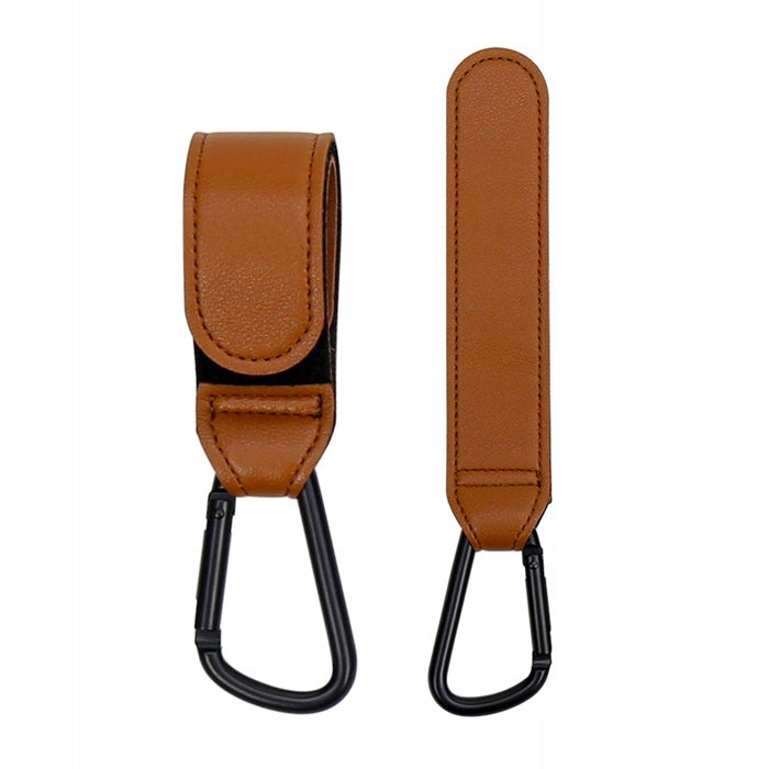 TROLLEY HOLDER FOR BAG UNIVERSAL HOOK VELCRO BROWN Brand no brand
