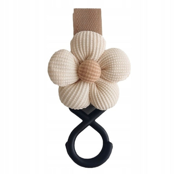 TROLLEY HOOK HOLDER FOR BAG UNIVERSAL VELCRO FLOWER PATTERN 3