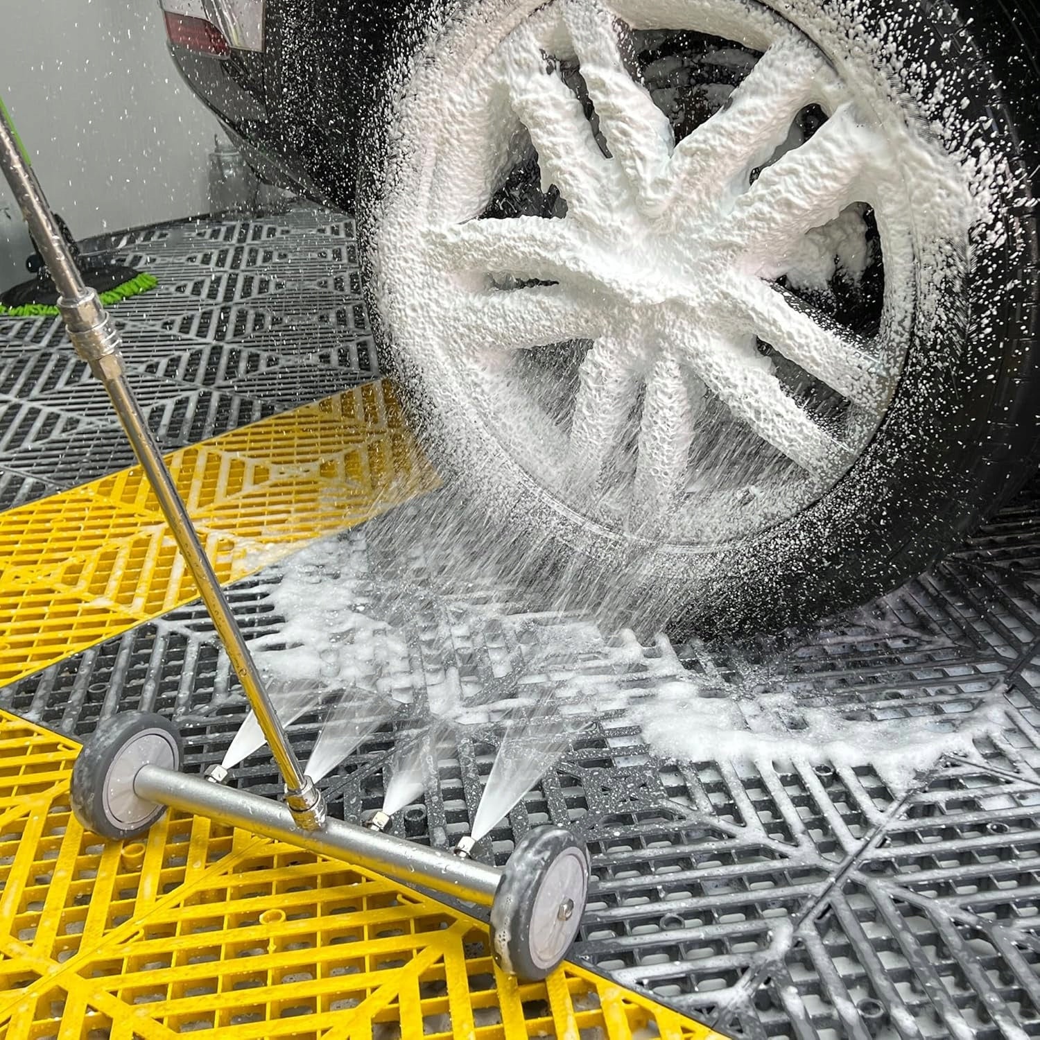 TROLLEY PRESSURE WASHER FOR WASHING POLBRUKU AND CHASSIS 4000PSI 16 INCH 4 NOZZLES Packaging status original