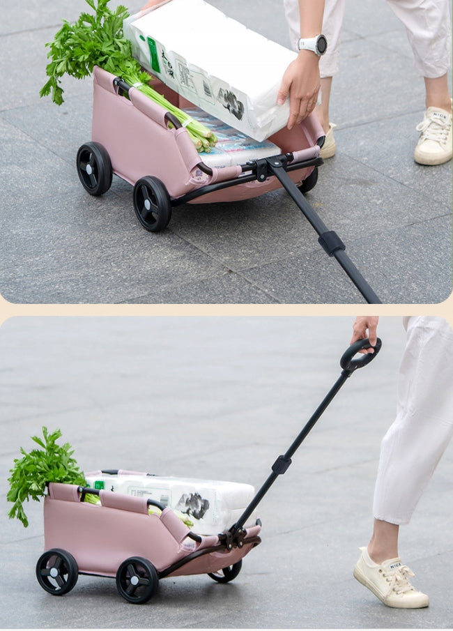 TROLLEY TRANSPORTER FOR DOG OR CAT ON WHEELS BLACK Manufacturer code 402762