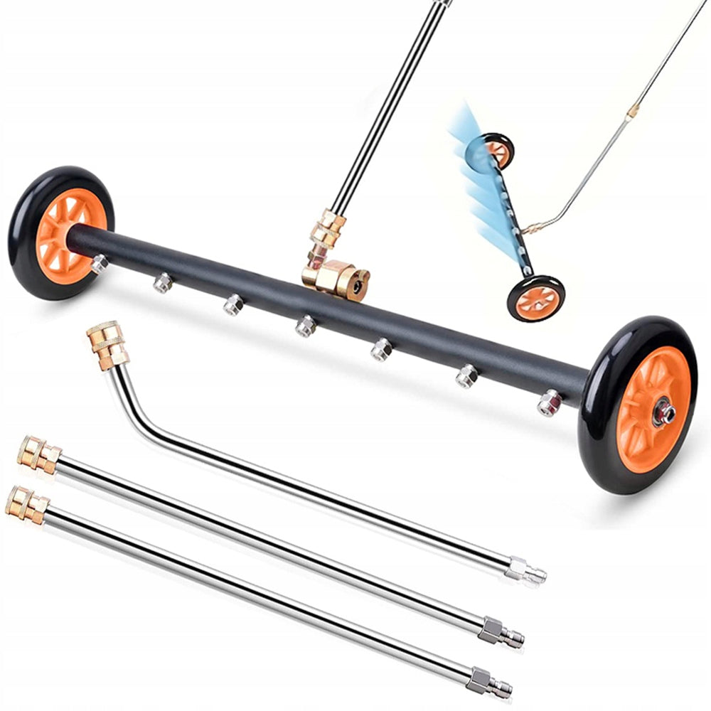 TROLLEY WASHER FOR CLEANING CHASSIS PRESSURE WASHING CAR CHASSIS