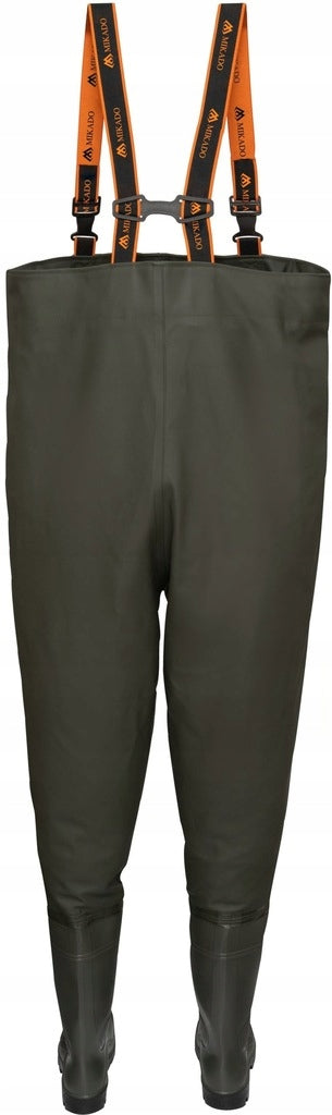 TROUSERS MIKADO PREMIUM REINFORCED WADERS 44 Color green