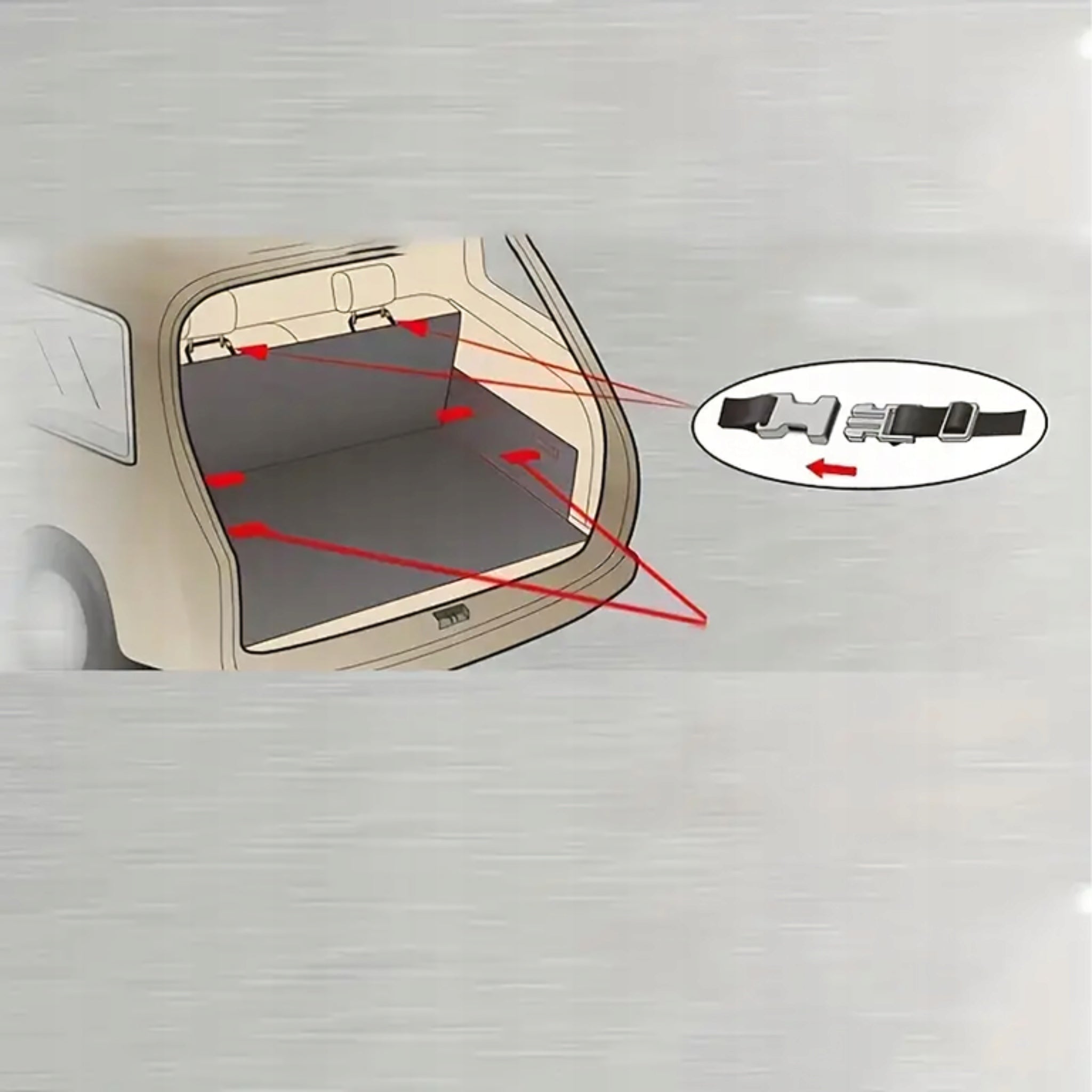 TRUNK COVER FOR SEAT DOG MAT FOR CAR WATERPROOF Trade name CHRONI TAPICERKĘ PRZED SIERŚCIĄ WILGOCIĄ I BŁOTEM | UNIWERSALNY ROZMIAR | ŁATWY MONTAŻ I CZYSZCZENIE
