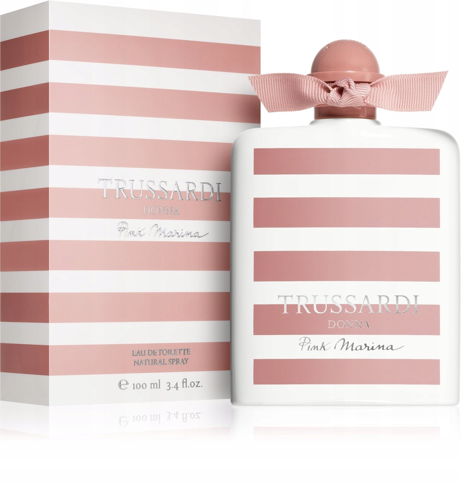 TRUSSARDI Donna Pink Marina Eau de toilette for women Perfume EDT 100ml Brand Trussardi