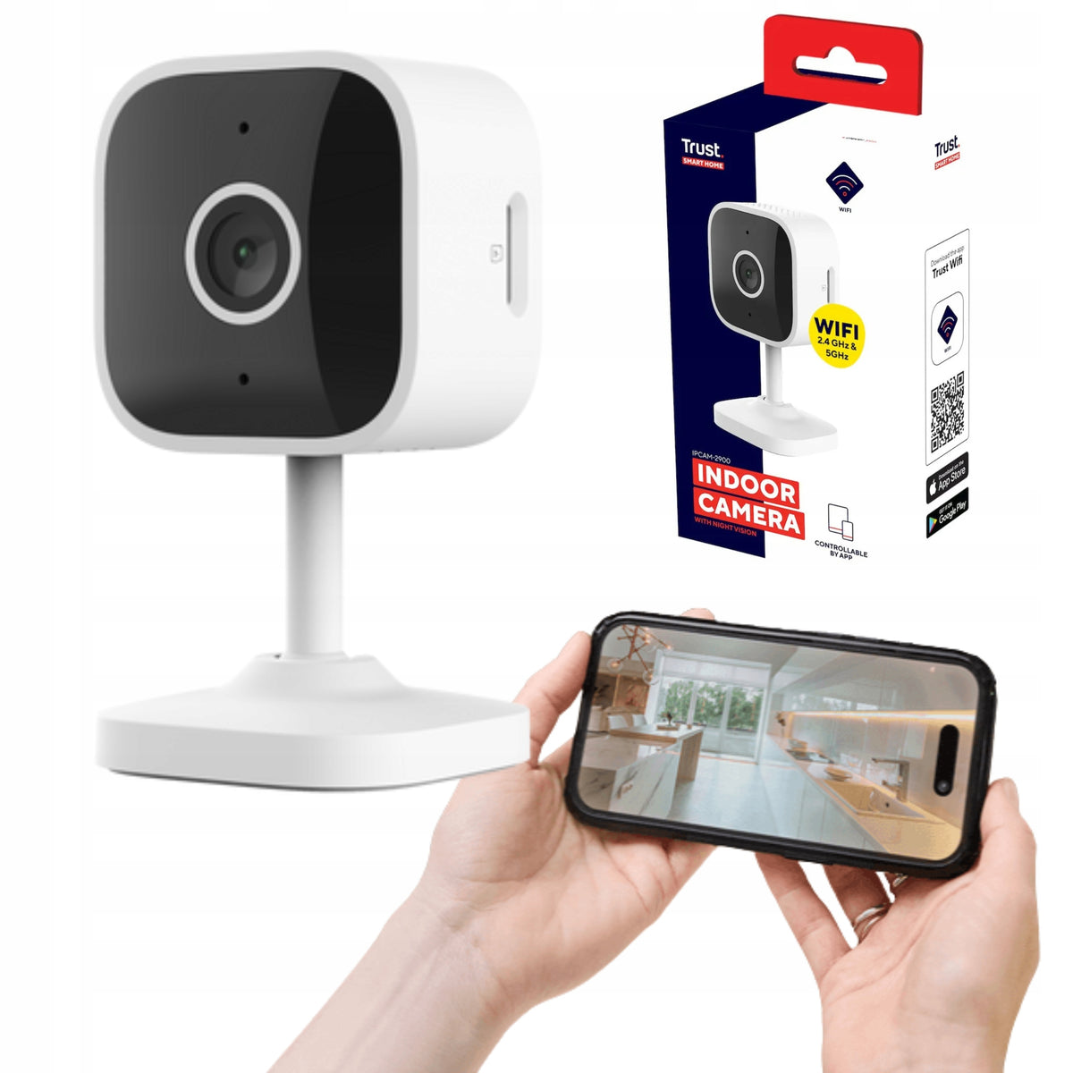 TRUST IPCAM-2900 WiFI Indoor Surveillance Camera