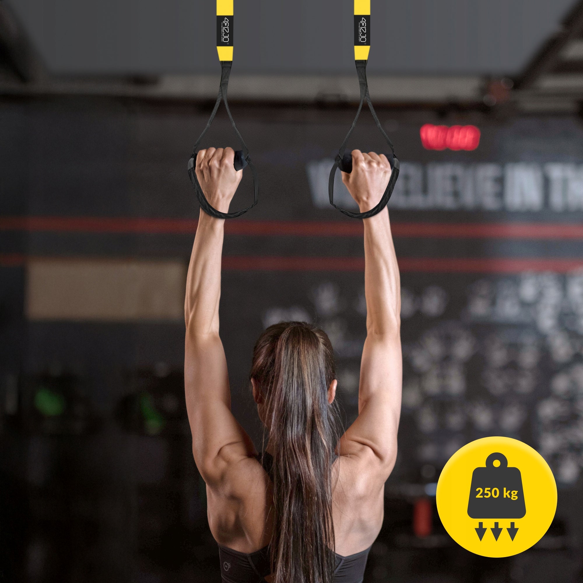 TRX TRAINING BELTS FOR EXERCISE TRAINING CROSSFIT FITNESS HANDLE 250 KG EAN (GTIN) 5905973408370