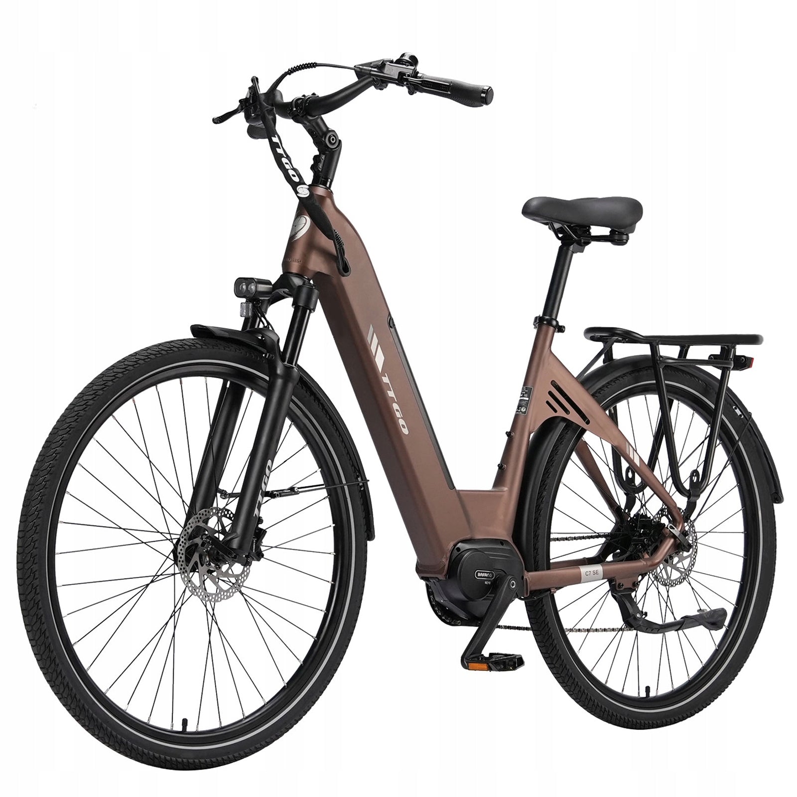 TTGO C7 SE City electric bike 36V 18Ah 130HP Shimano 2026 New Foldability self-assembly, adjustable