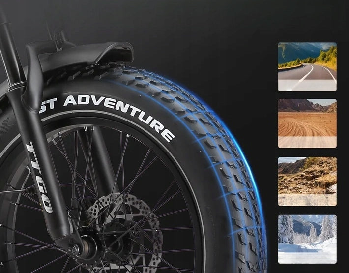 TTGO F6 Boost Folding Electric Bike 250W 18AH 25KM/H 140KM 70Nm 20" EU Maximum rated power electric bike (under 250W)