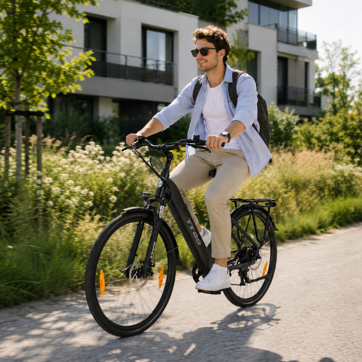 TTGO HZ-28ST EBIKE 250W 36V20Ah 120KM 28'' Women's/Male Electric Bikes Frame size XL