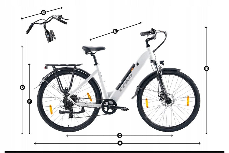 TTGO HZ-28ST Electric Bike 36V 20AH 250W 110KM Shimano 7s Manufacturer code 0781858958810 HZ-28ST