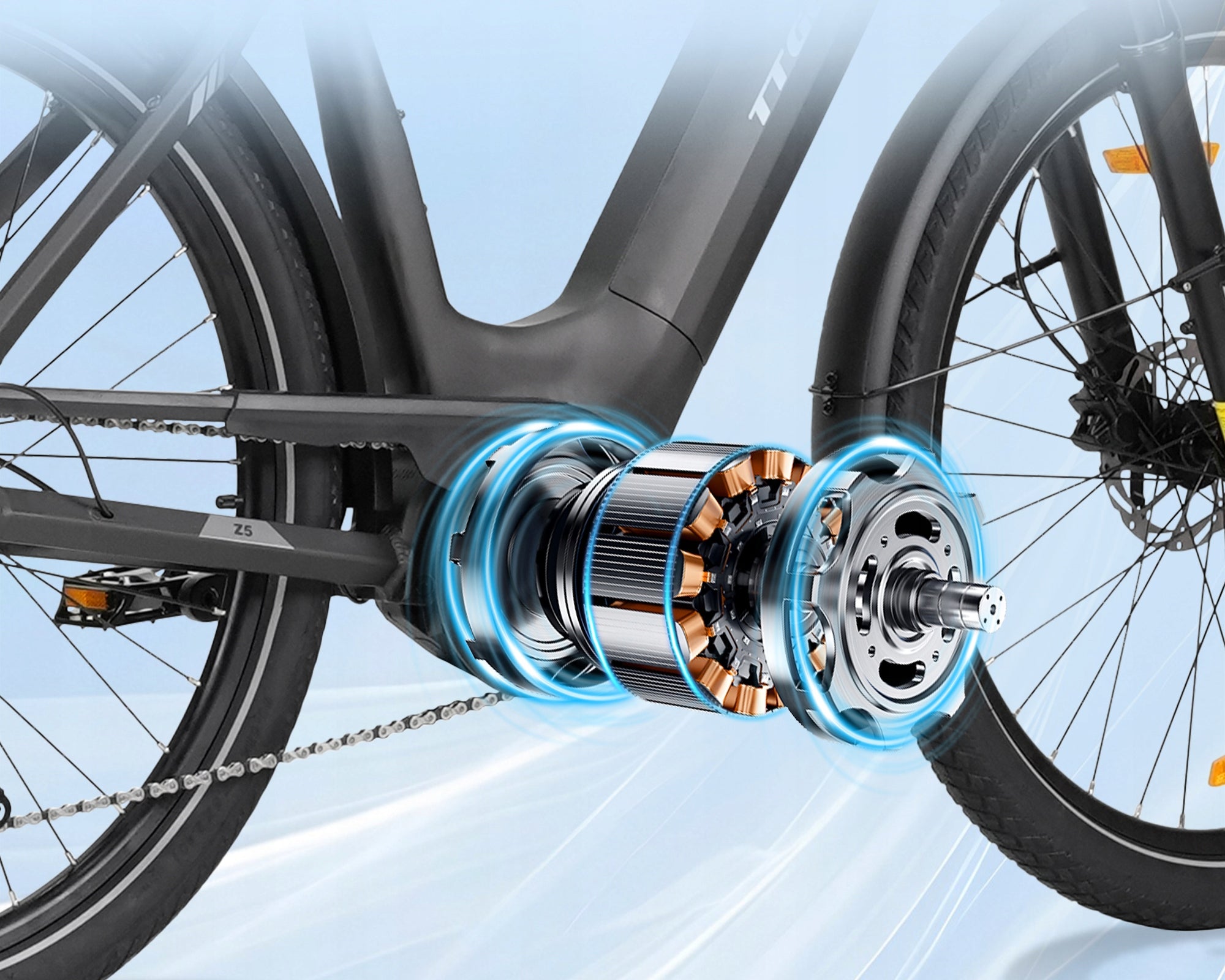 TTGO Z5 Electric Bike 27.5" 36V 18AH Range 130KM Women/Men Model TTGO Z5 rower elektryczny 27.5" 36V 20AH
