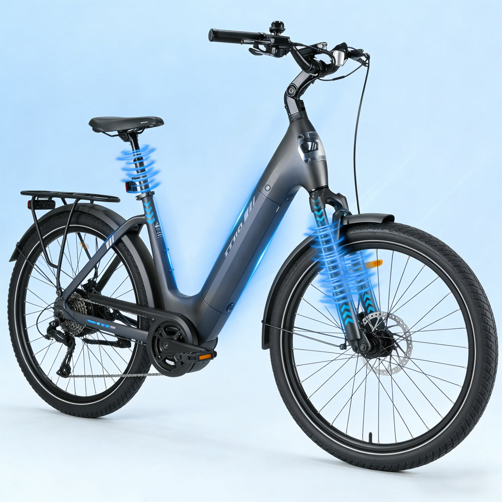 TTGO Z5 Electric Bike 27.5" 36V 18AH Range 130KM Women/Men Wheel size (") 27,5