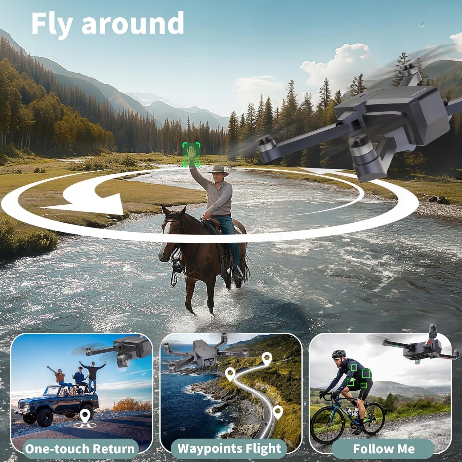 TTROARDS 36 DRONE WITH CAMERA 4K SONY SENSOR GPS FOLLOW ME 5G WIFI Brand no brand