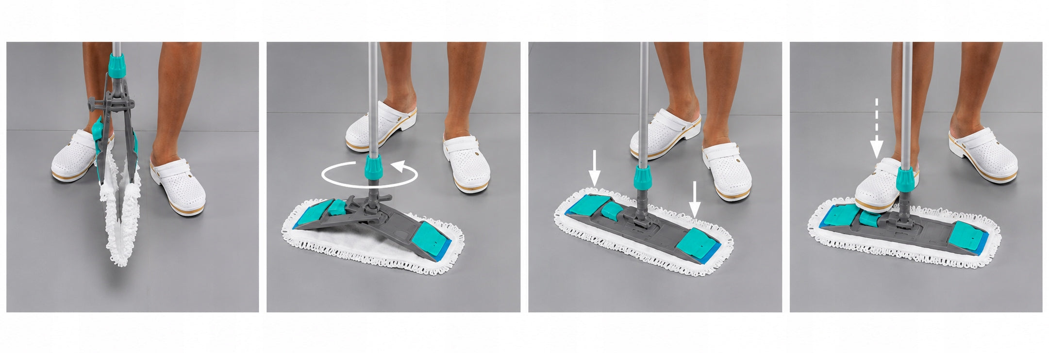 TTS Flat mop frame Speedy Wet System Frame 2-eye 40 cm Packaging status original