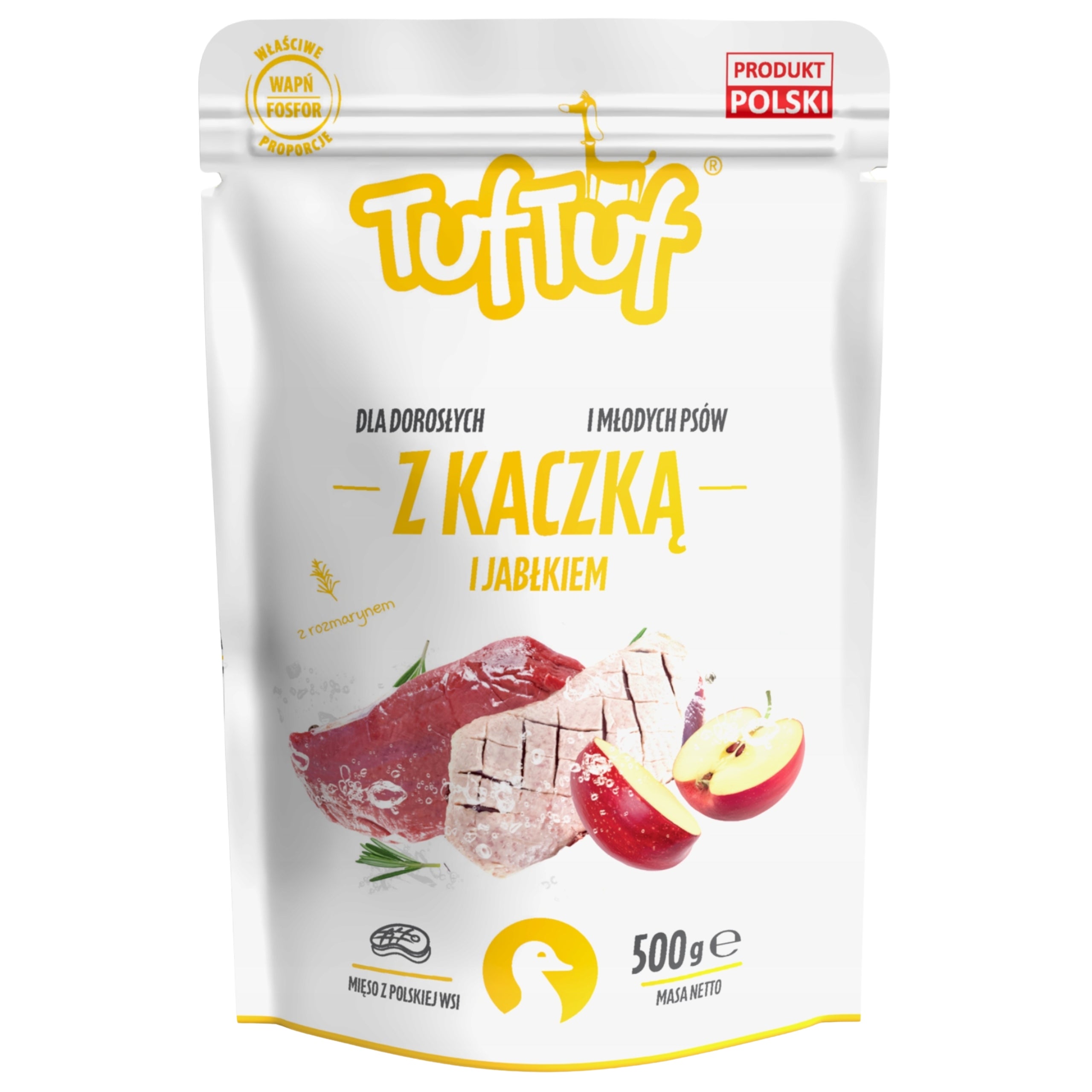 TUF TUF Wet dog food MIX 4 FLAVORS sachets 40x100g Manufacturer code EUROECO_TUFTUF_40X100