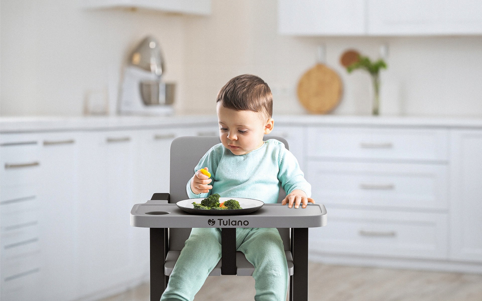 TULANO folding high chair up to 15kg 6m+ up to 3years tourist Packaging status original
