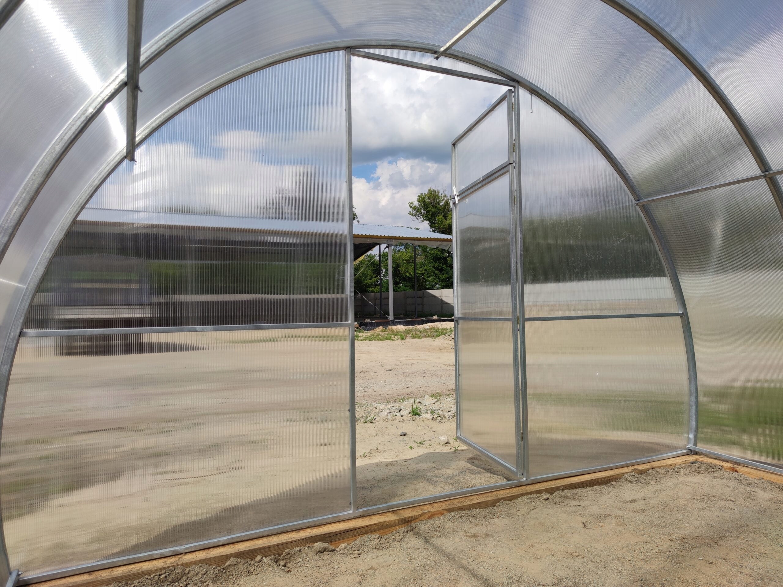 TUNNEL, GREENHOUSE 3x6 POLYCARBONATE 6MM "ALISTAN 30X30"+freebie and delivery Width 3.26 m