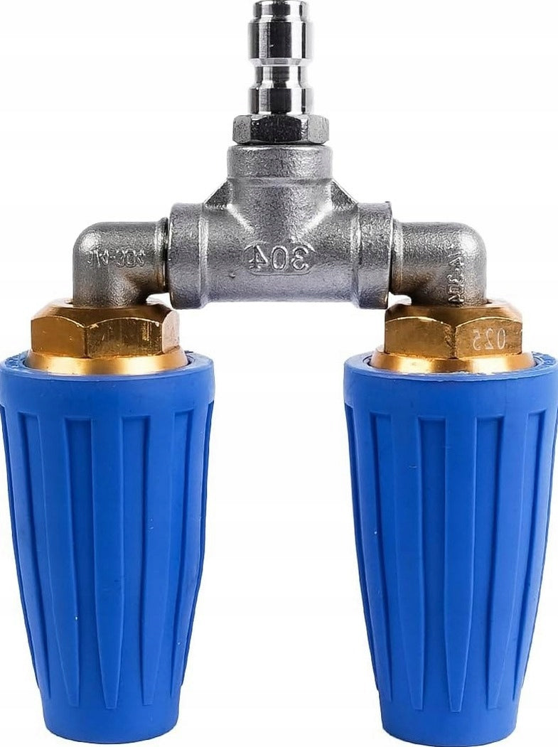 TURBO NOZZLE DOUBLE ROTATION PRESSURE WASHER 4000 PSI 1/4 QUICK CONNECTOR
