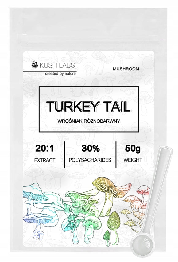 TURKEY TAIL - Multicolored Ingrown | 20:1 EXTRACT | 50G