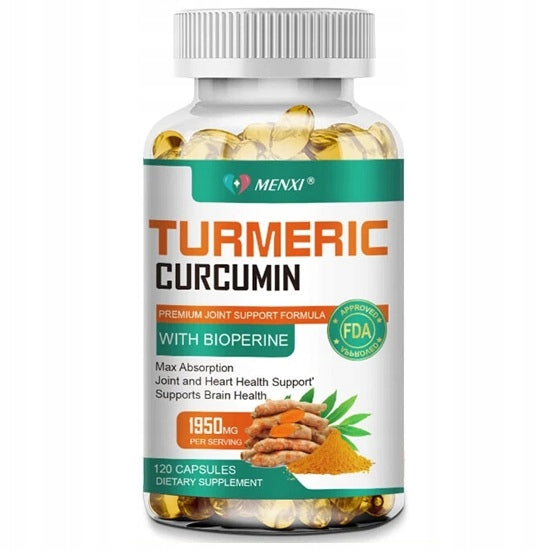 TURMERIC 95% CURCUMIN 1950 mg – TURMERIC AND BLACK PEPPER EXTRACT – ANT