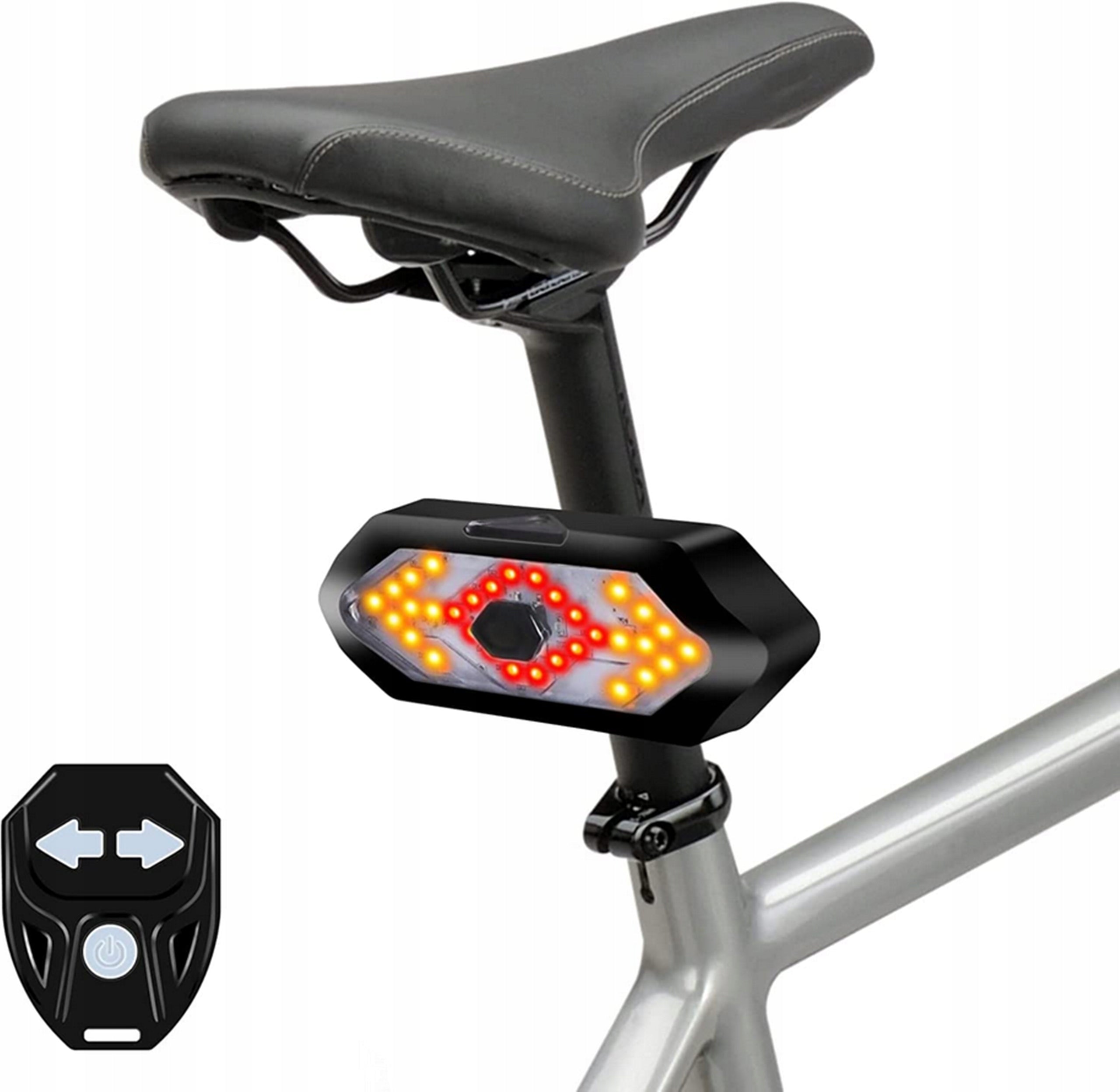 TURN SIGNALS BIKE LIGHT SIGNALING REAR LED REMOTE CONTROL LIGHTING LAMP Brand 4NEO