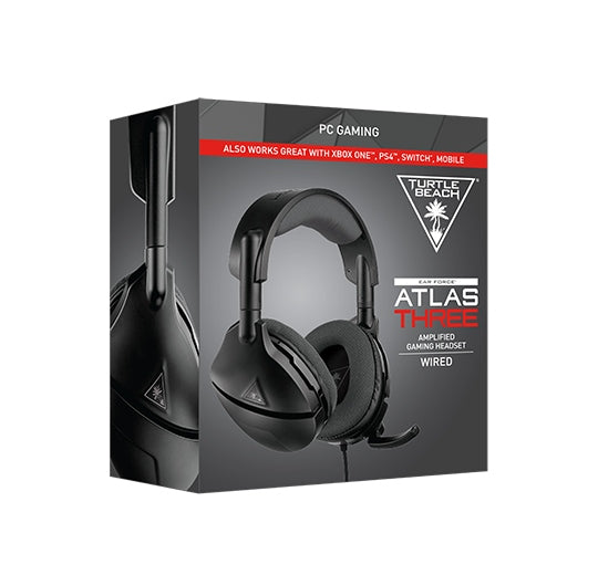 TURTLE BEACH Atlas Three Gaming Headset Packaging status original