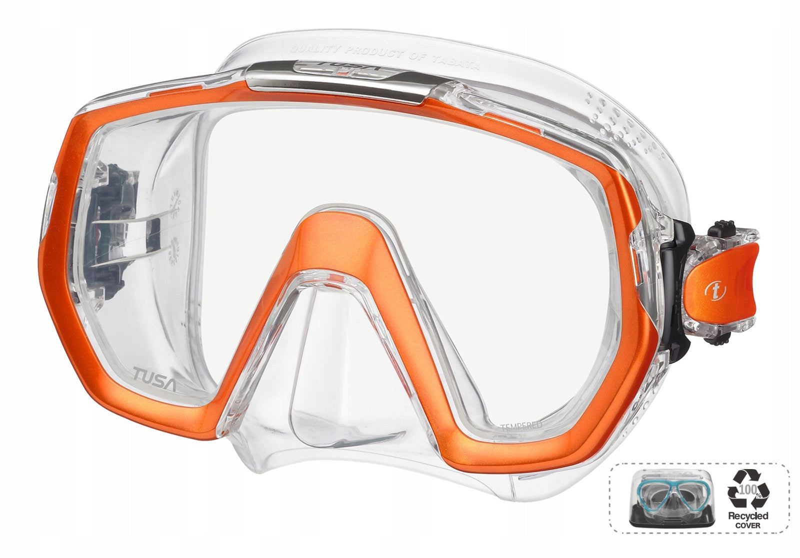 TUSA DIVING MASK M1003 EO FREEDOM ELITE orange Packaging status original