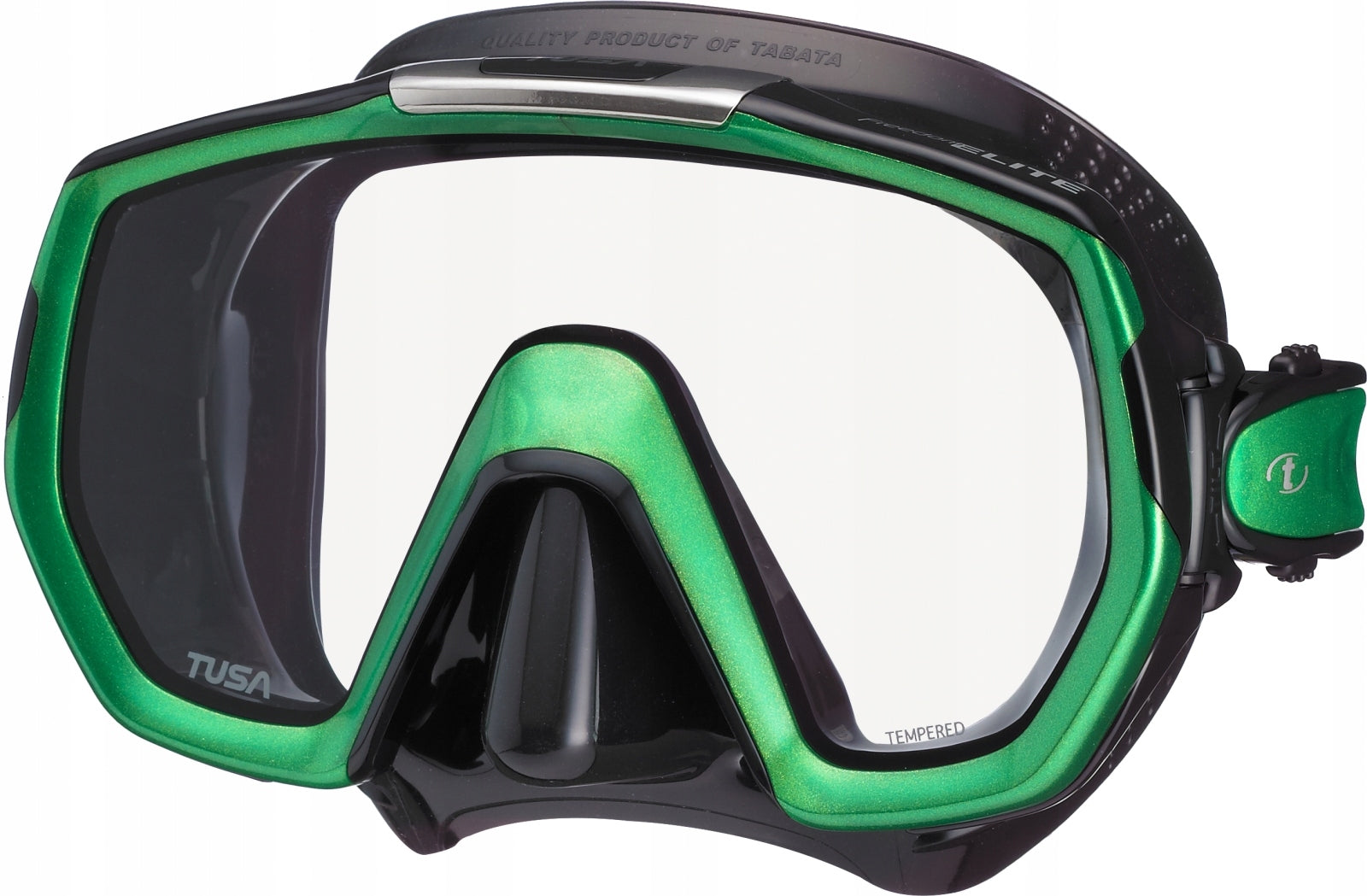 TUSA DIVING MASK M1003 QBEG FREEDOM ELITE black and green Manufacturer code M1003 QBEG