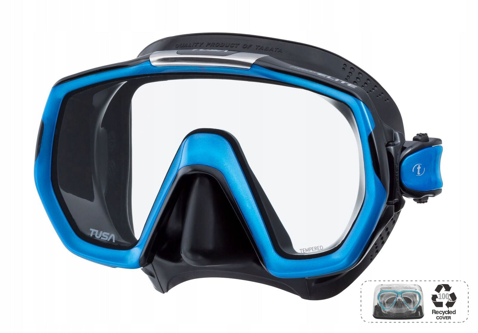 TUSA DIVING MASK M1003 QBFB FREEDOM ELITE black and blue Packaging status original