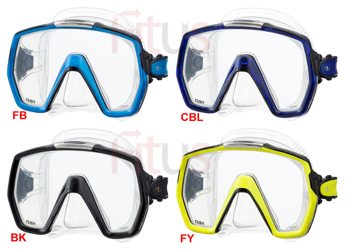 TUSA DIVING MASK snorkeling M1001 FB FREEDOM HD LARGE blue Manufacturer code M-1001 FB