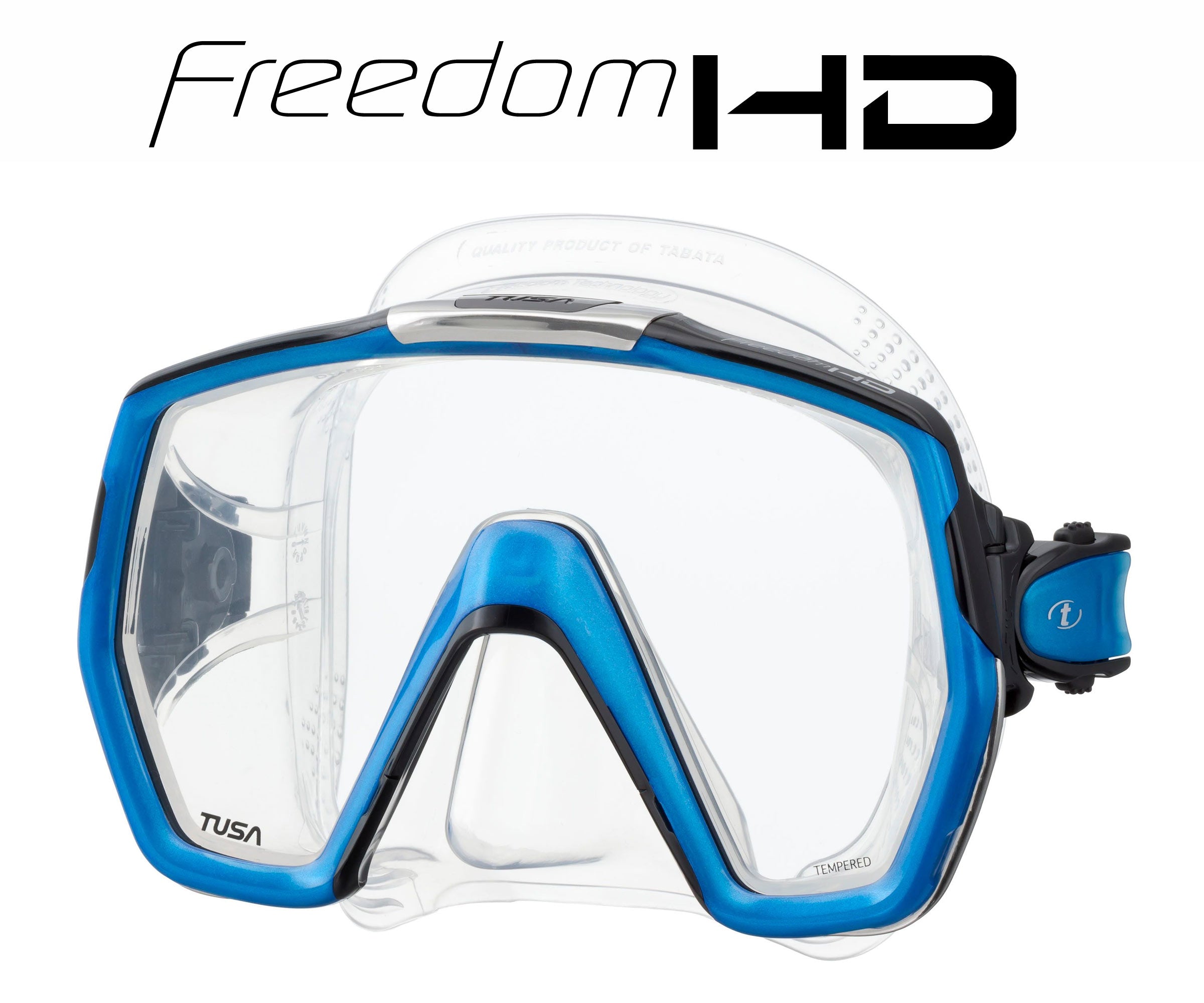 TUSA DIVING MASK snorkeling M1001 FB FREEDOM HD LARGE blue