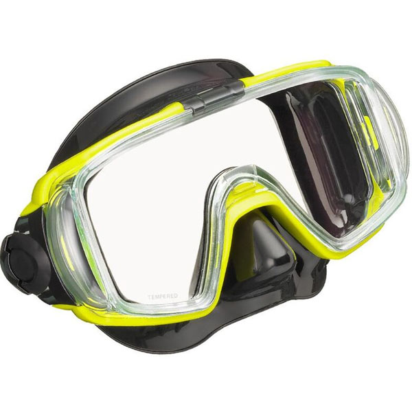 TUSA DIVING SET mask VISIO + snorkel DRY VALVE UC3125 FY Manufacturer code UC-3125QB