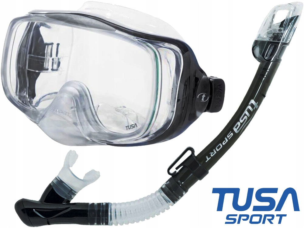 TUSA Diving set mask IMPREX 3D snorkel DRY VALVE UC3325 SK