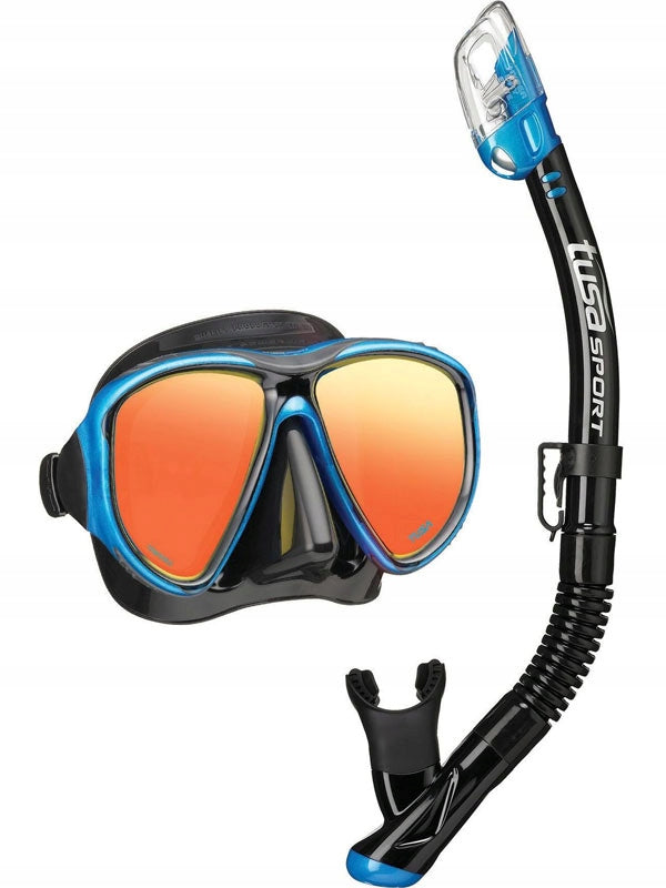 TUSA Diving set snorkeling POWERVIEW MIRROR mask snorkel DRY UC2425 FB EAN (GTIN) 4983608486819