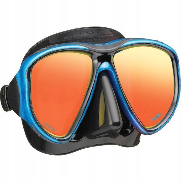 TUSA Diving set snorkeling POWERVIEW MIRROR mask snorkel DRY UC2425 FB Manufacturer code UC-2425PMQBFBB