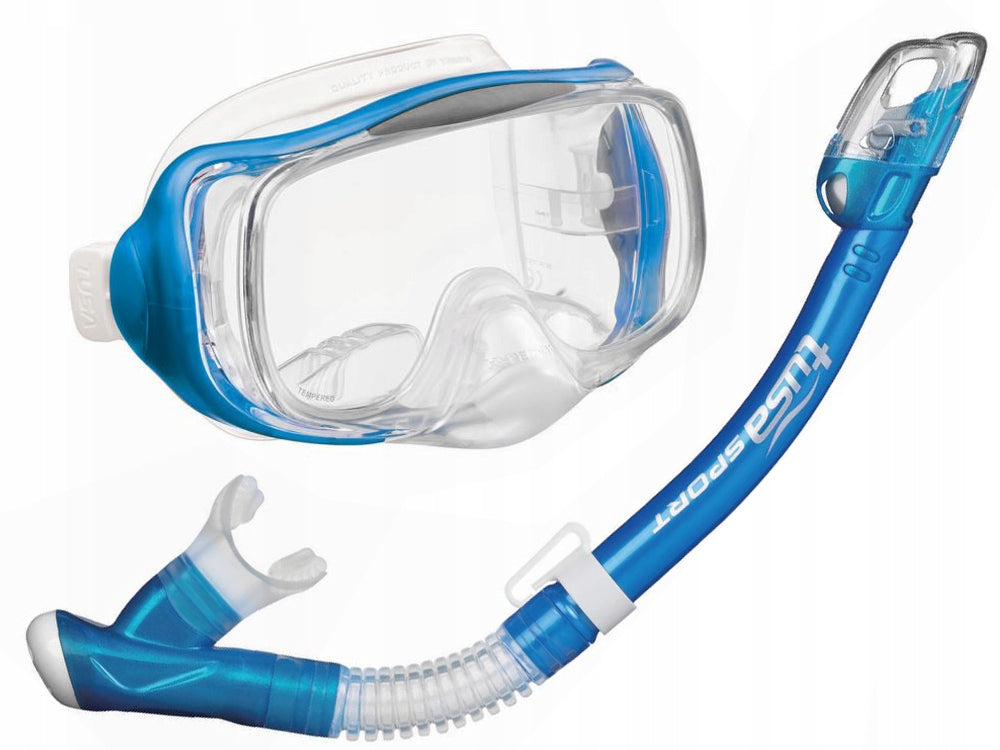 TUSA IMPREX DIVING SET MASK SNORKEL BKBK Color black