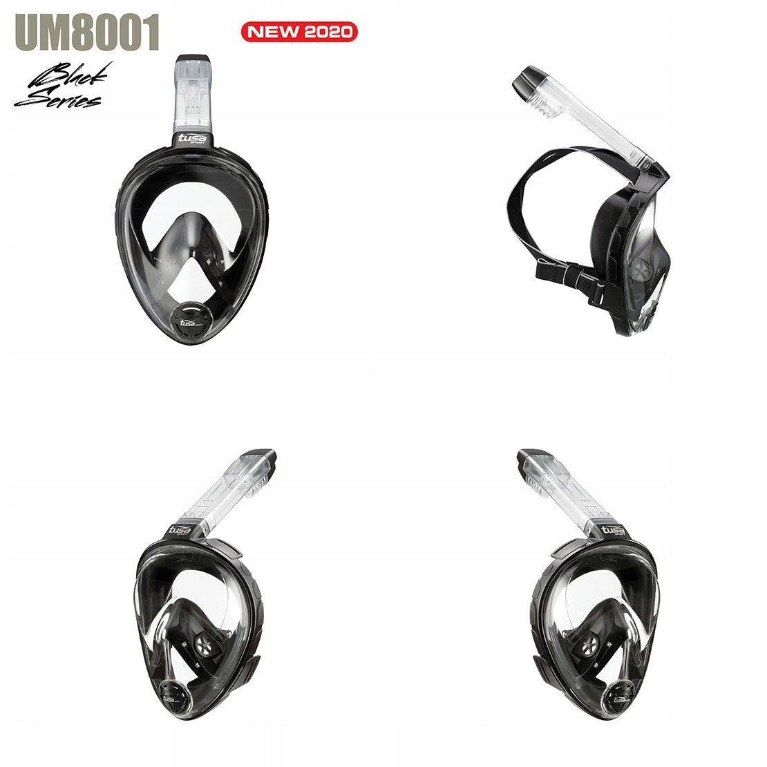 TUSA UM8001 FULL FACE DIVING MASK XL Brand Tusa