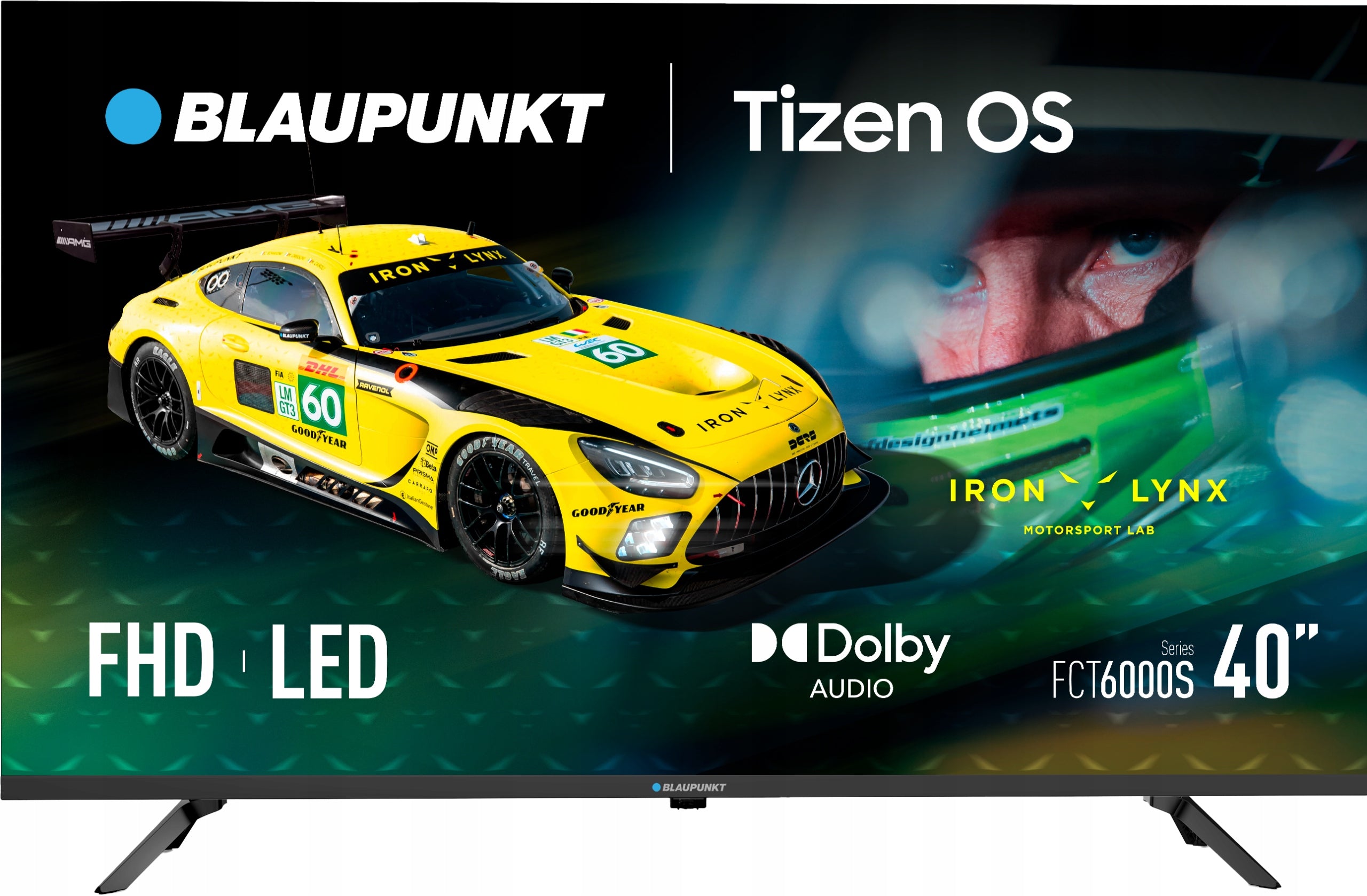TV 40 inches Blaupunkt 40FCT6000S LED Full HD black