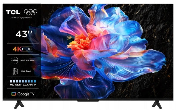 TV 43" TCL 4K Ultra HD Google TV 43P6K New Packaging status original