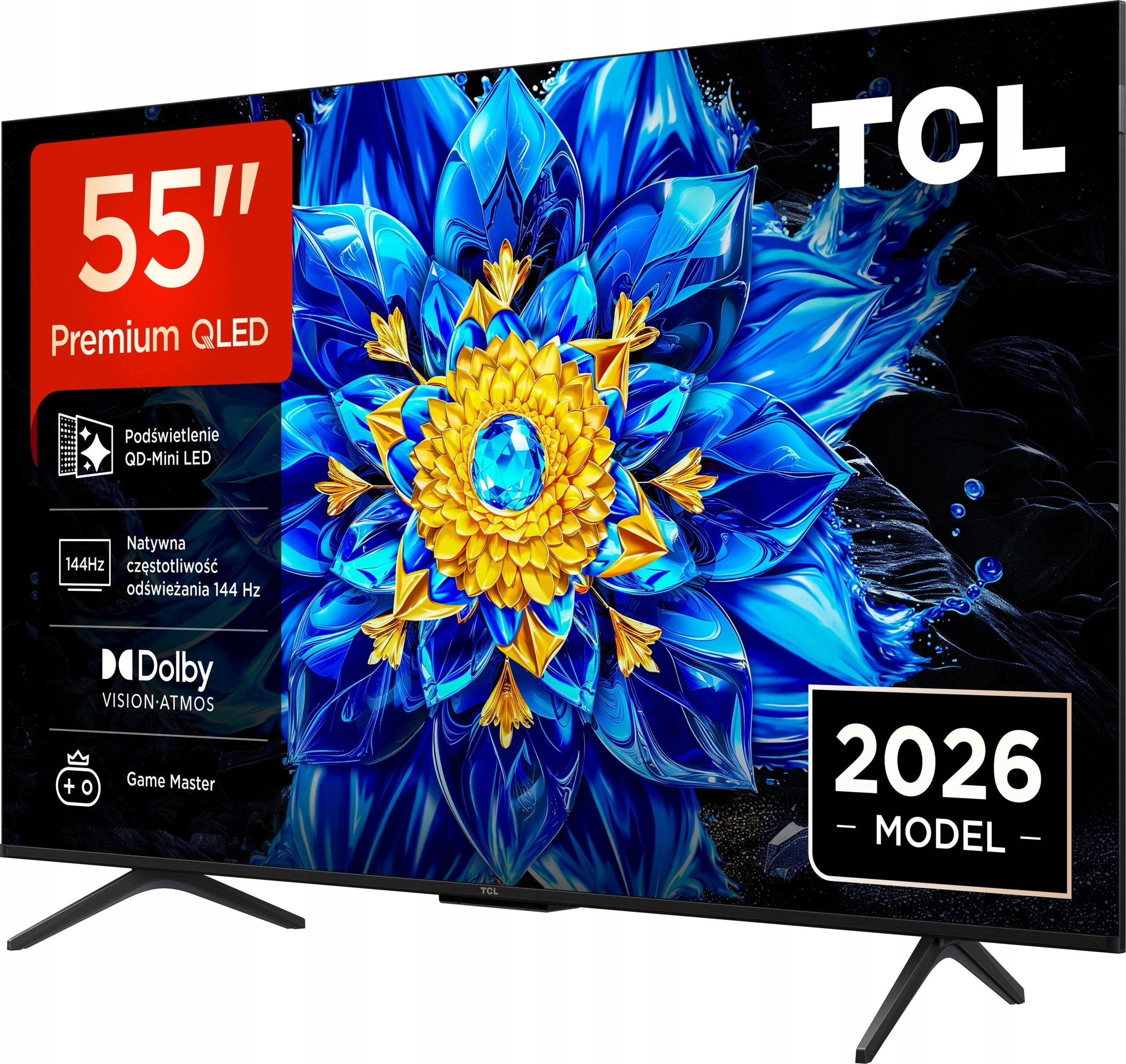 TV 55" TCL 55P8L QD-Mini LED 144 Hz 4K Ultra HD Google TV New