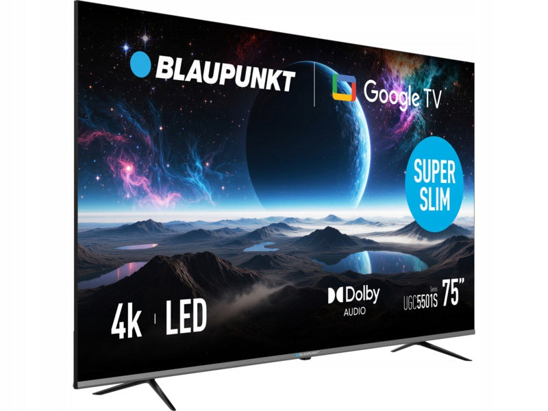 TV BLAUPUNKT 75UGC5501S 75" LED 4K Google TV