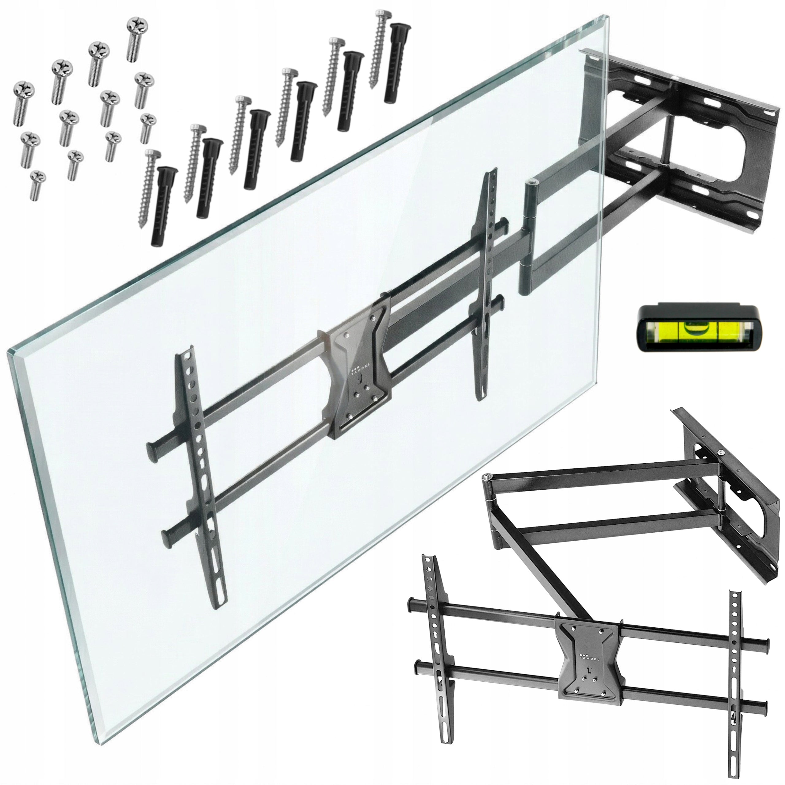 TV Mount 32-75 Inches Long Arm 100cm to 45kg Rotating Corner Packaging status original