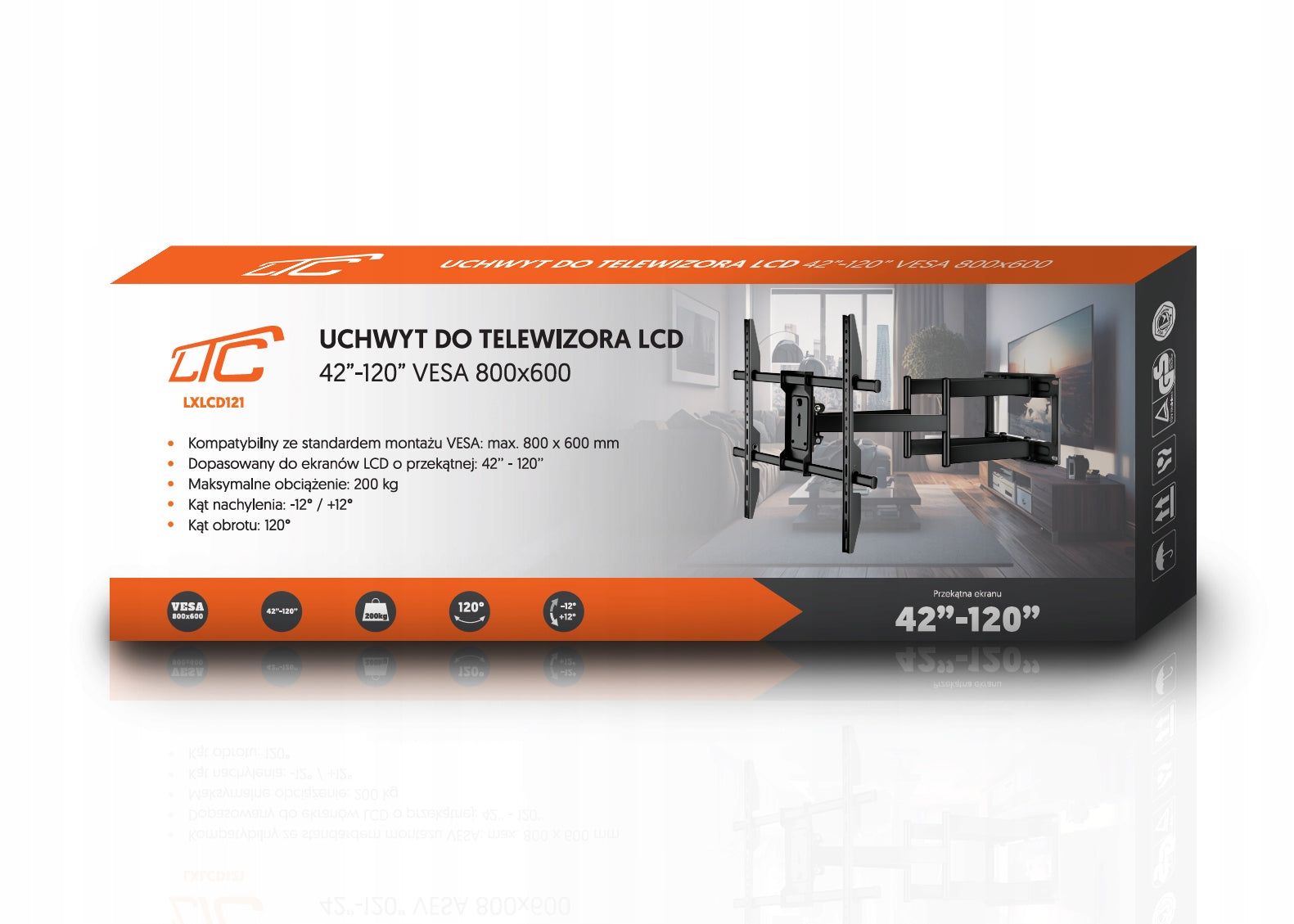 TV Mount LTC LCD121 Packaging status original