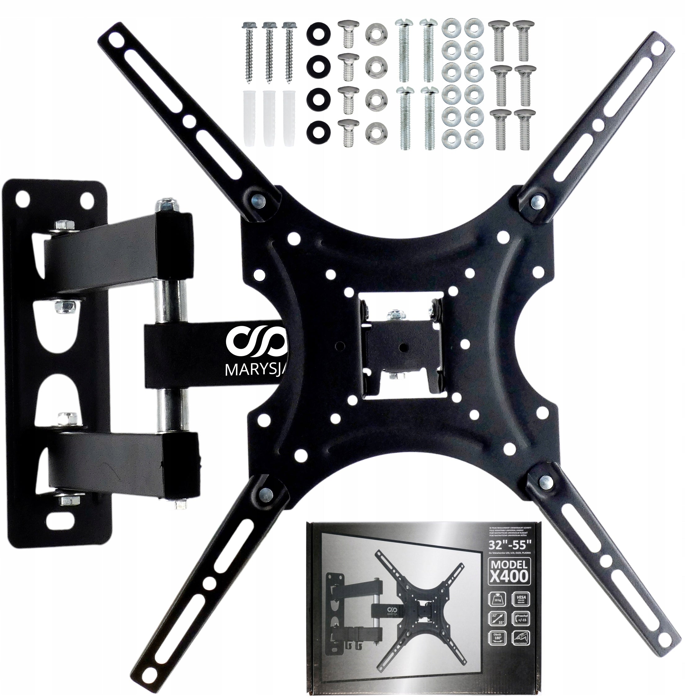 TV Mount Marysja X400 32-55 inches VESA 400x400 tilting swivel