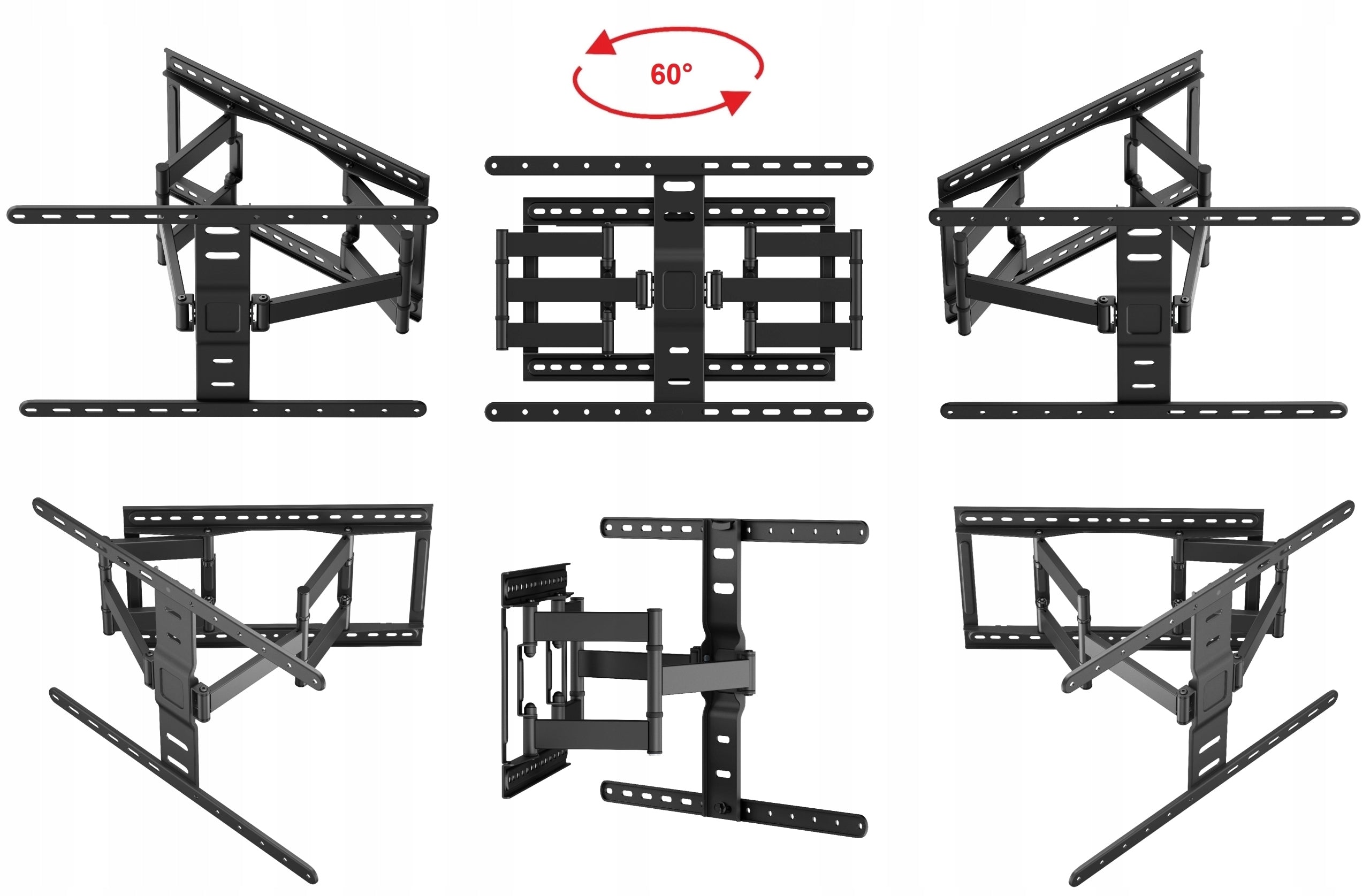 TV Mount Slim 27mm 32-90 Inch Thin Hanger TV TEST 60kg Manufacturer code Uchwyt na telewizor VX-525