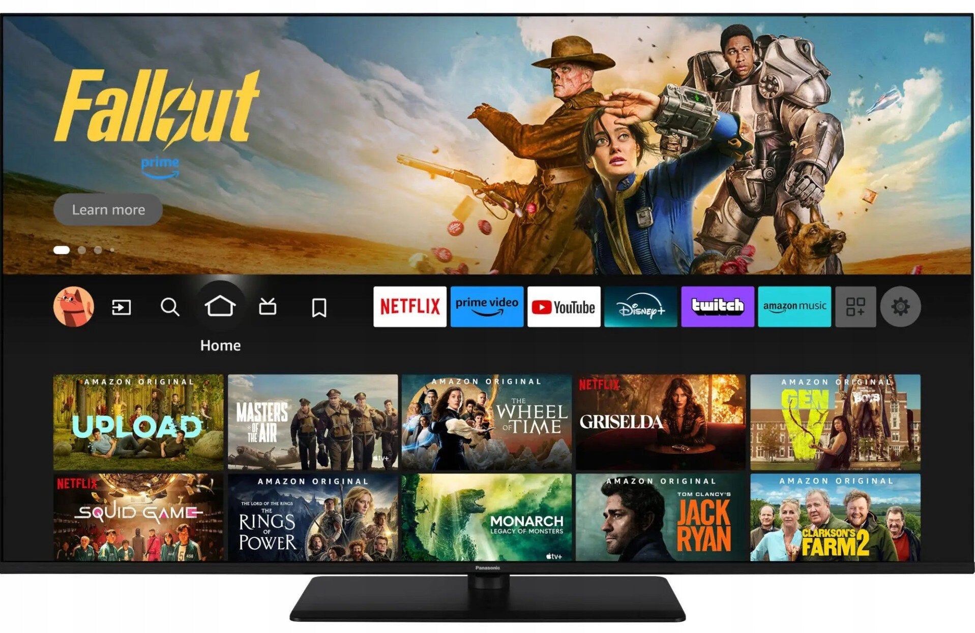 TV PANASONIC TV-55W85BEZ 55" QLED 4K 120Hz VRR Fire TV HDMI 2.1 Brand Panasonic