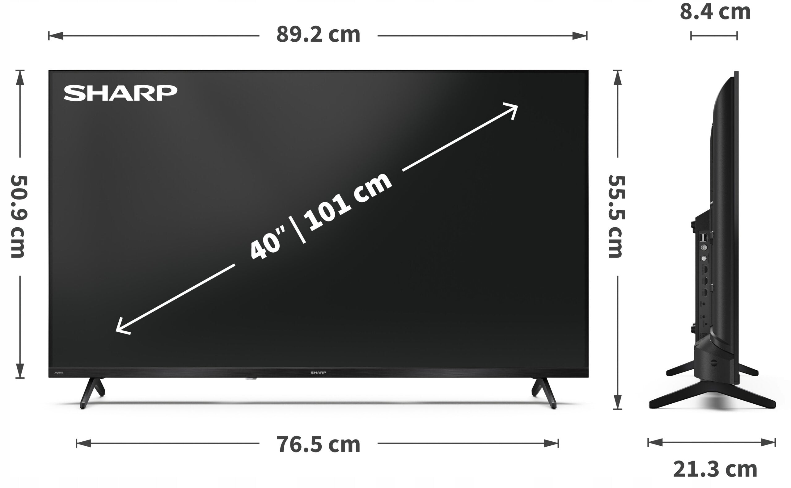 TV SHARP 40HF2765E 40" LED Google TV Brand Sharp