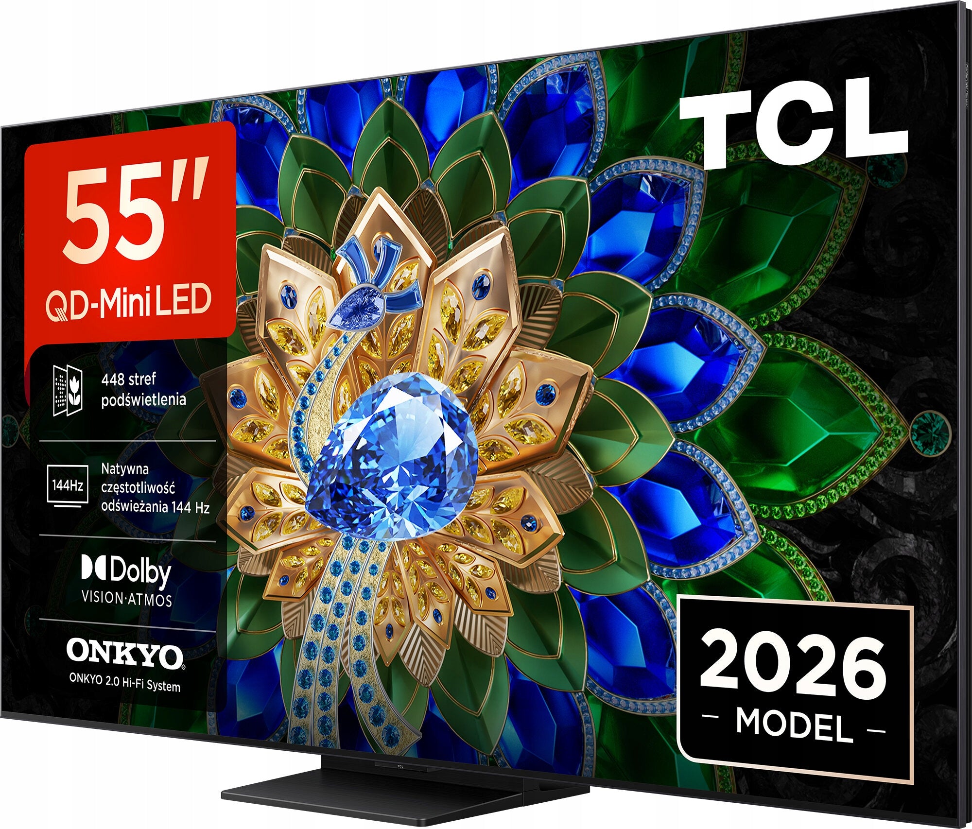 TV TCL 55A400U 55” QD-Mini LED 4K 144 Hz VRR Google TV Dolby Atmos Manufacturer code 55A400U