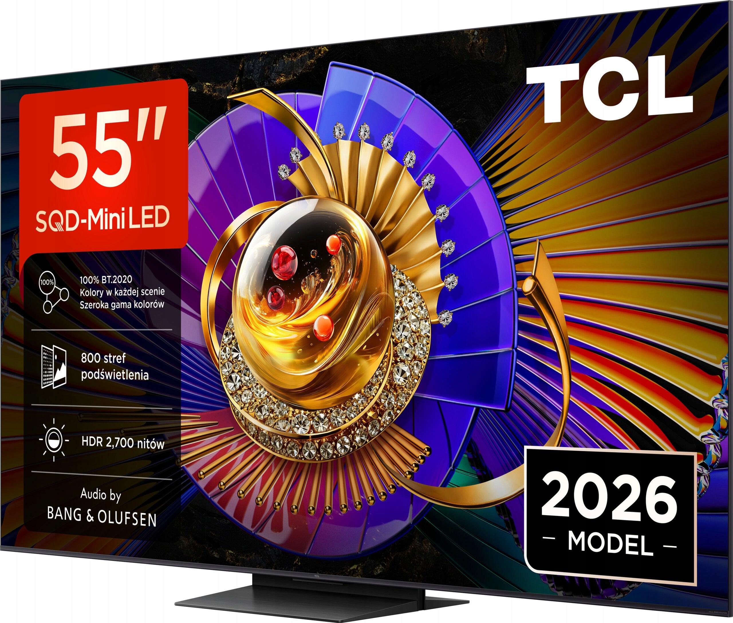 TV TCL 55C7L 55" SQD-Mini LED 4K 144 Hz VRR Google TV INTERNET SMART Packaging status original