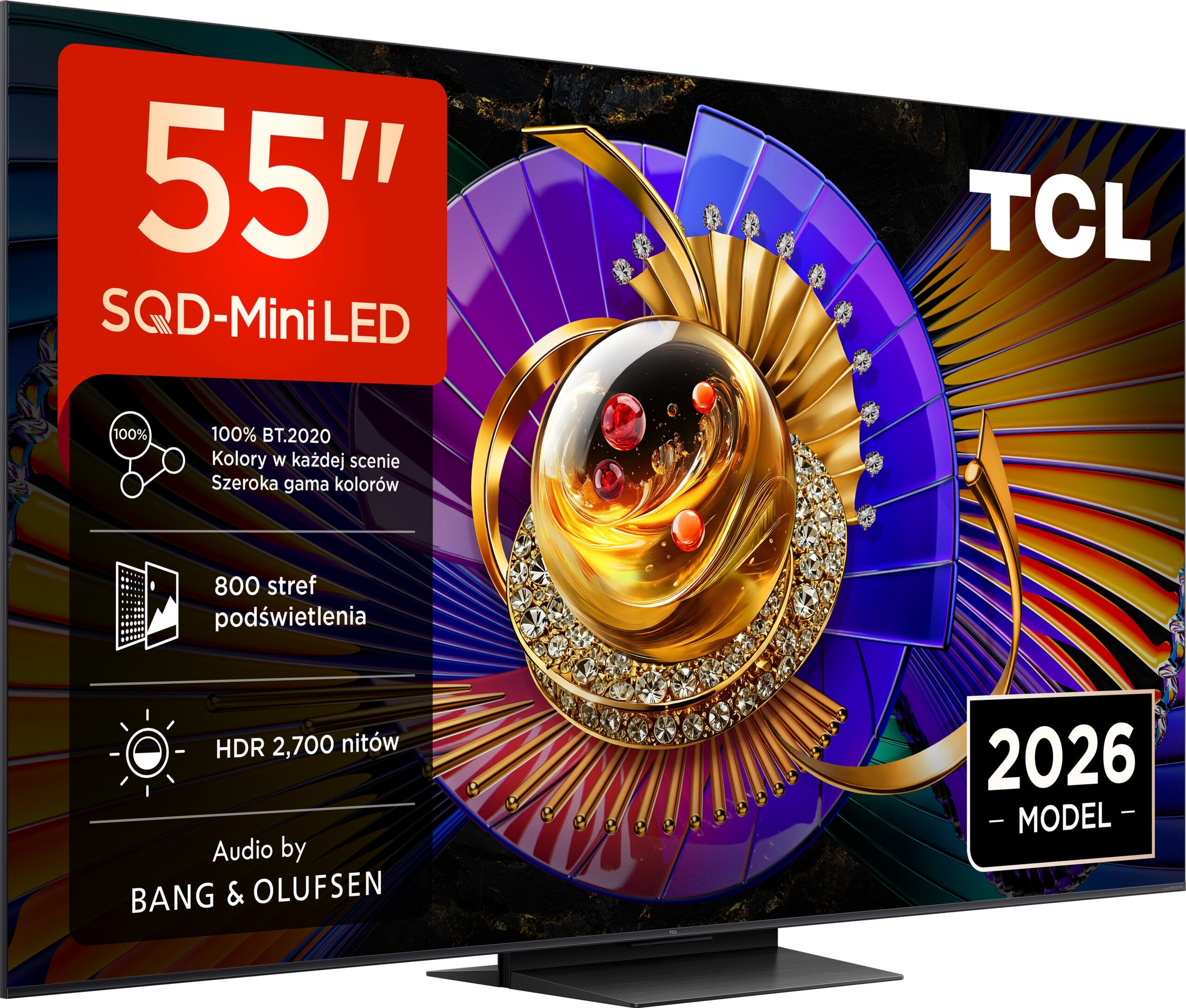 TV TCL 55C7L 55" SQD-Mini LED 4K 144 Hz VRR Google TV INTERNET SMART